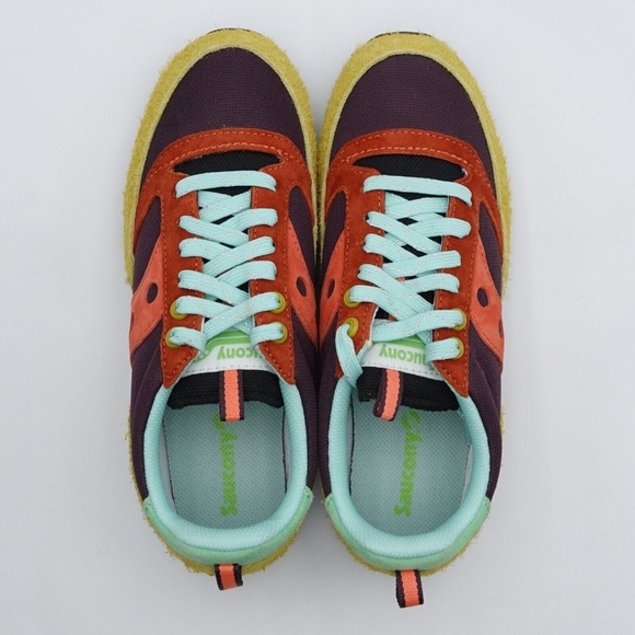 NEW Saucony Men's Jazz 81 Trailian Pack Sneakers S70745-3 Brown/Mustard/Coral - Picture 3 of 16